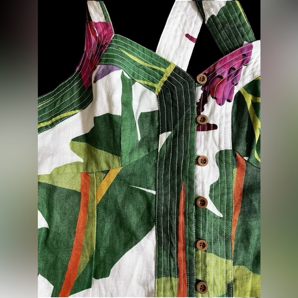 Farm Rio tropicalisitic linen minidress - Picture 8 of 13